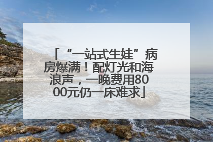 “一站式生娃”病房爆满！配灯光和海浪声，一晚费用8000元仍一床难求