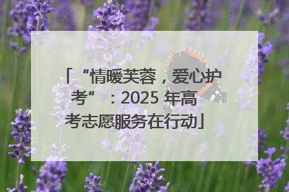 “情暖芙蓉，爱心护考”：2025 年高考志愿服务在行动