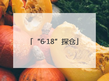 “6·18”探仓
