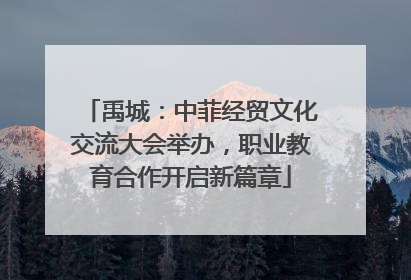 禹城：中菲经贸文化交流大会举办，职业教育合作开启新篇章