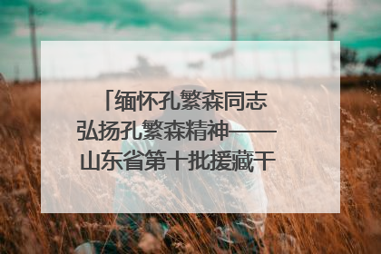 缅怀孔繁森同志 弘扬孔繁森精神——山东省第十批援藏干部人才清明节前到岗巴县开展党性教育