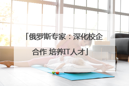 俄罗斯专家：深化校企合作 培养IT人才