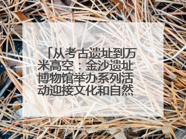 从考古遗址到万米高空：金沙遗址博物馆举办系列活动迎接文化和自然遗产日