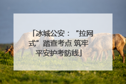 冰城公安：“拉网式”踏查考点 筑牢平安护考防线