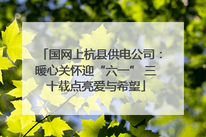 国网上杭县供电公司：暖心关怀迎“六一” 三十载点亮爱与希望