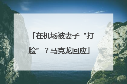 在机场被妻子“打脸”？马克龙回应