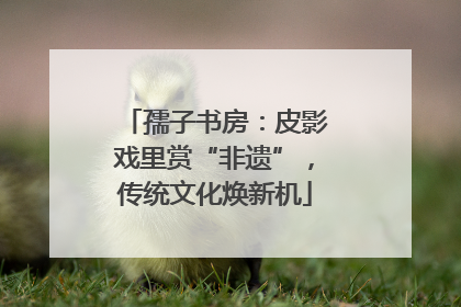 孺子书房：皮影戏里赏“非遗”，传统文化焕新机