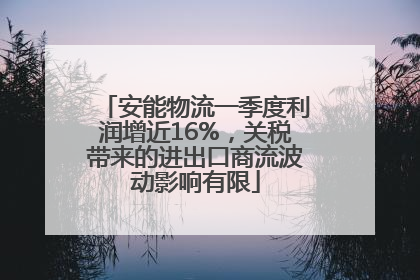 安能物流一季度利润增近16%，关税带来的进出口商流波动影响有限