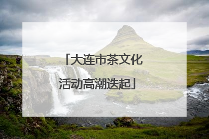 大连市茶文化活动高潮迭起