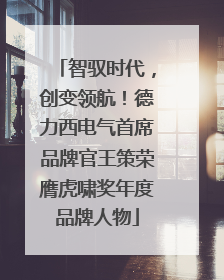 智驭时代，创变领航！德力西电气首席品牌官王策荣膺虎啸奖年度品牌人物