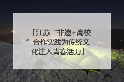 江苏“非遗+高校”合作实践为传统文化注入青春活力
