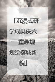 沉浸式研学成果庆六一 童趣规划绘榕城新貌