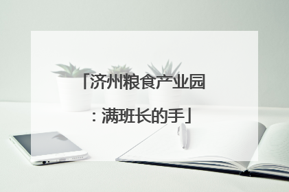 济州粮食产业园：满班长的手