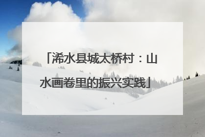 浠水县城太桥村：山水画卷里的振兴实践
