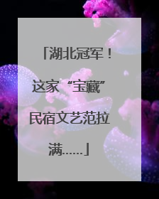 湖北冠军！这家“宝藏”民宿文艺范拉满……