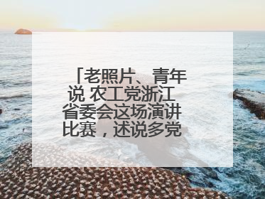 老照片、青年说 农工党浙江省委会这场演讲比赛，述说多党合作初心延续
