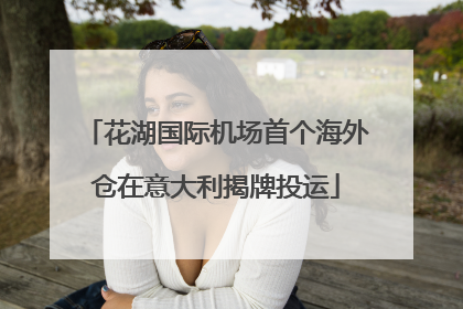 花湖国际机场首个海外仓在意大利揭牌投运