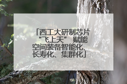 西工大研制芯片“飞上天” 赋能空间装备智能化、长寿化、集群化