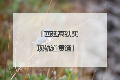 西延高铁实现轨道贯通