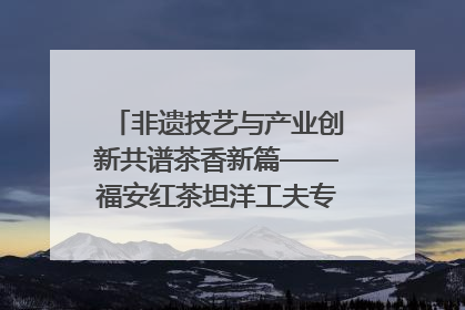 非遗技艺与产业创新共谱茶香新篇——福安红茶坦洋工夫专场推介会在京举办