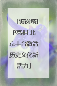 镇岗塔IP亮相 北京丰台激活历史文化新活力