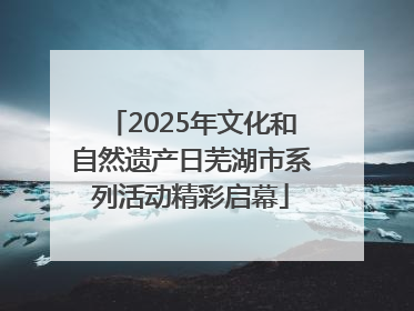 2025年文化和自然遗产日芜湖市系列活动精彩启幕
