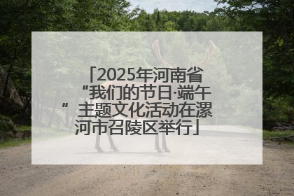 2025年河南省“我们的节日·端午”主题文化活动在漯河市召陵区举行